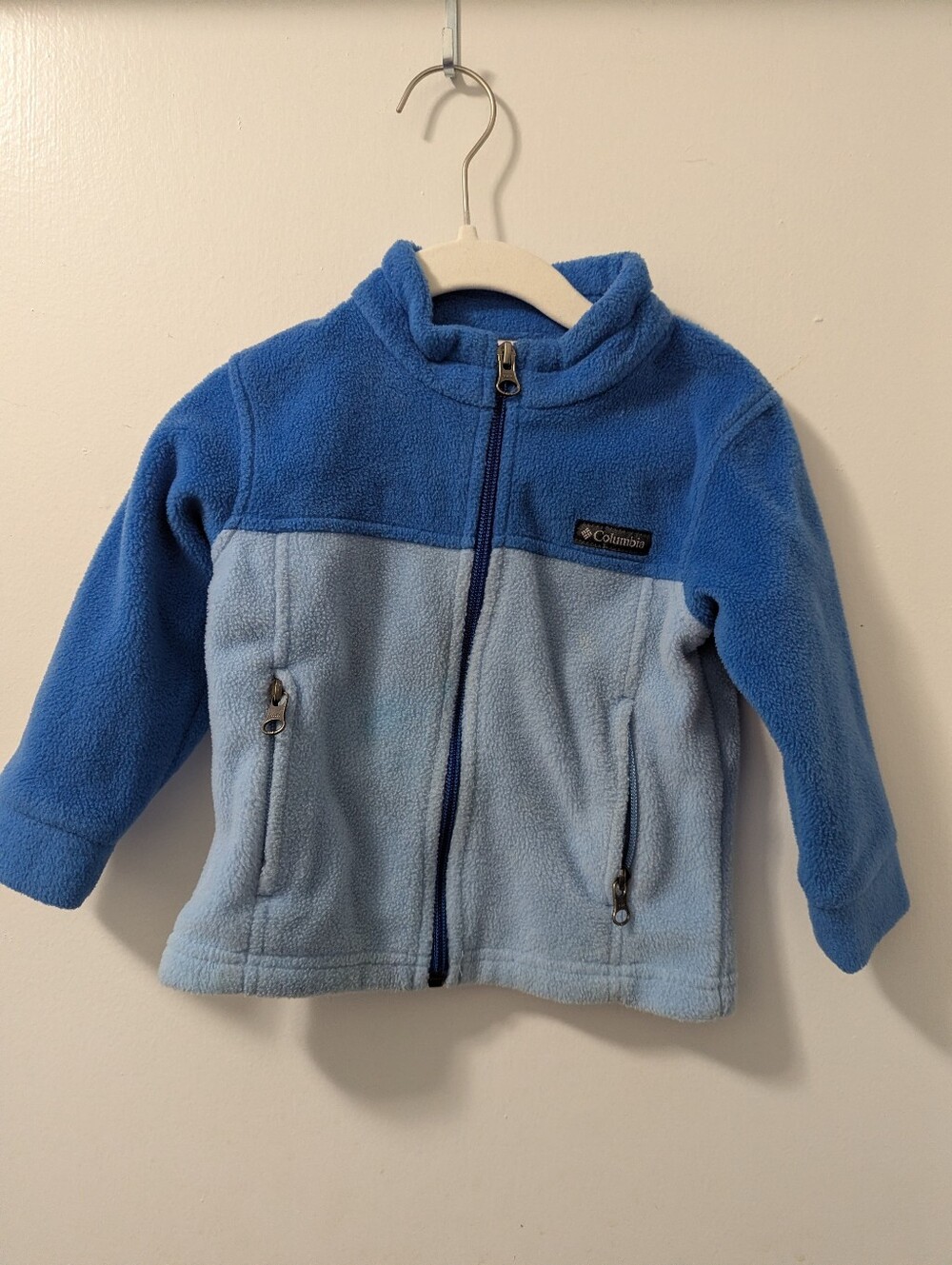 Columbia Kids Two-Tone Blue Fleece Jacket